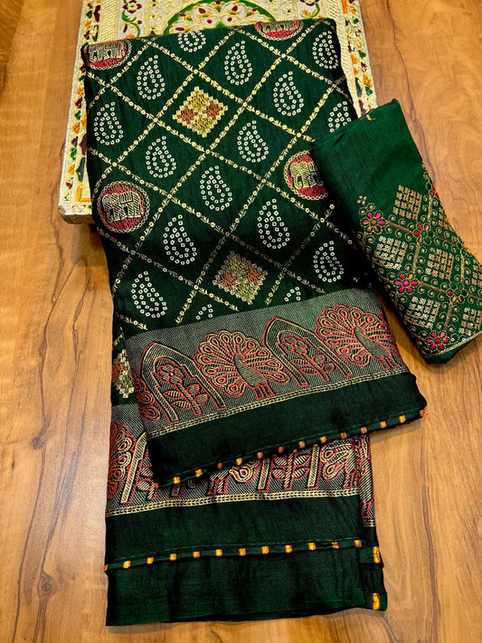 BS001 Bandhani Saree!