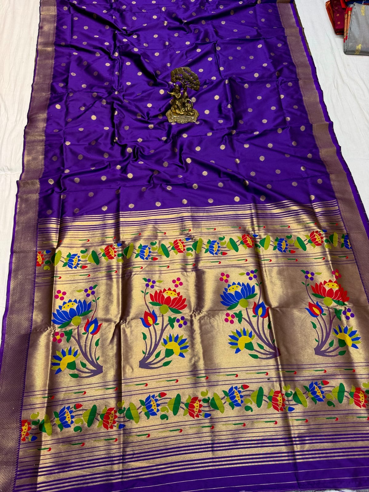 LT001 Lotus Pallu Paithani!