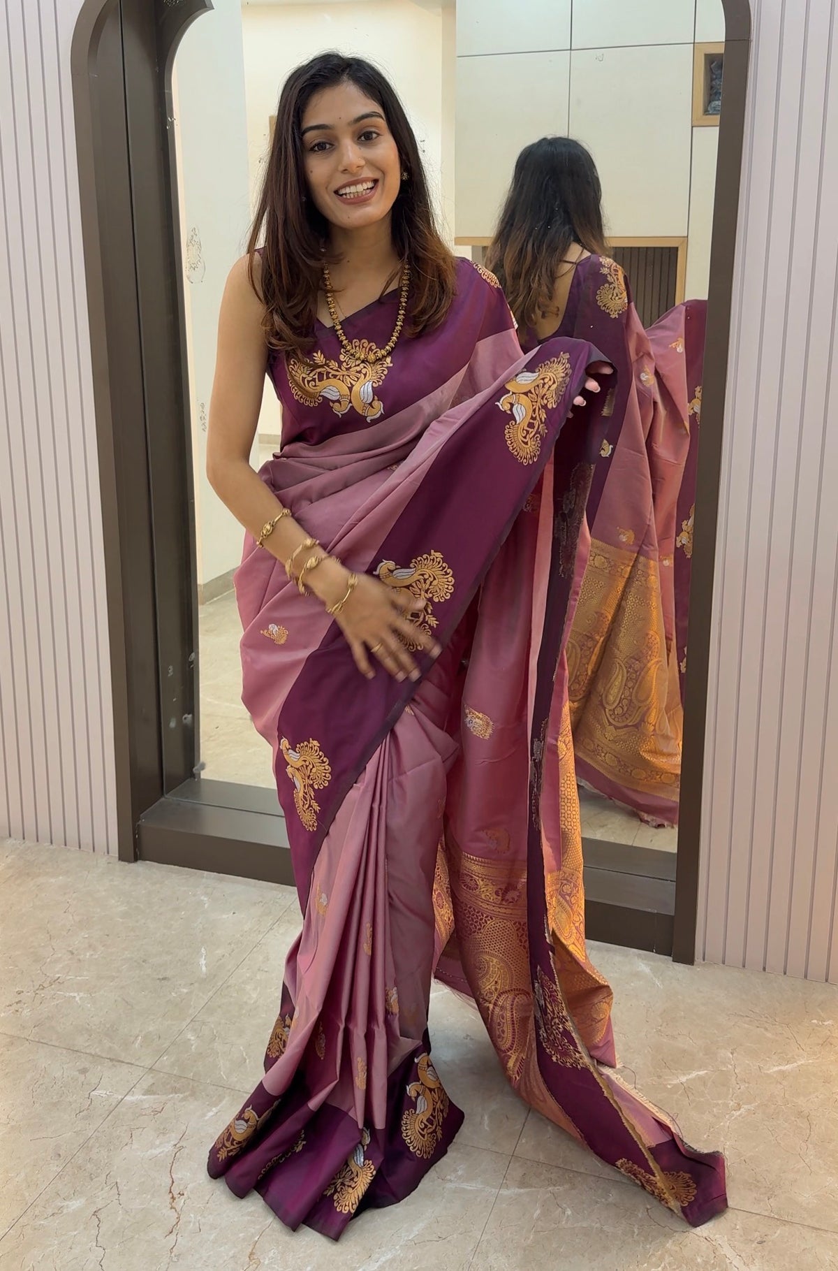 MBB01 Morni Brocade Border Saree