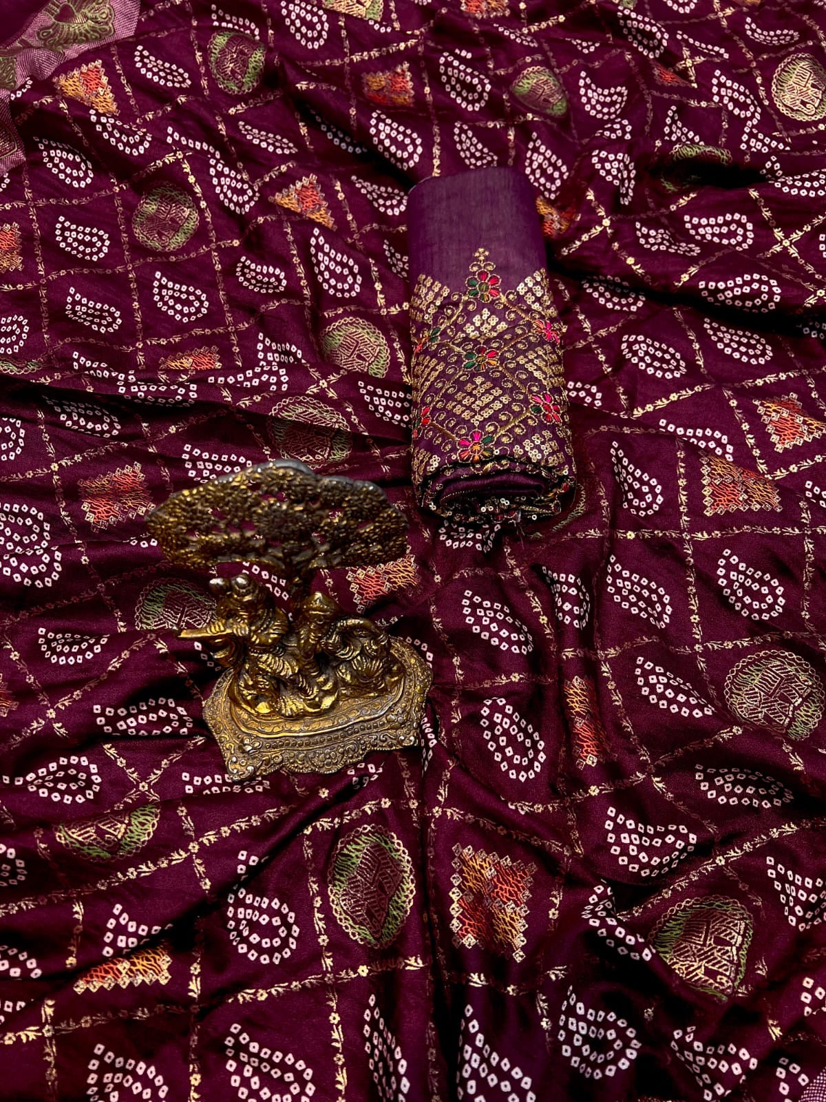 BS001 Bandhani Saree!