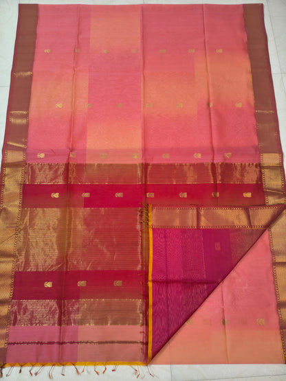 MS002 Lotus butta Maheshwari Saree!