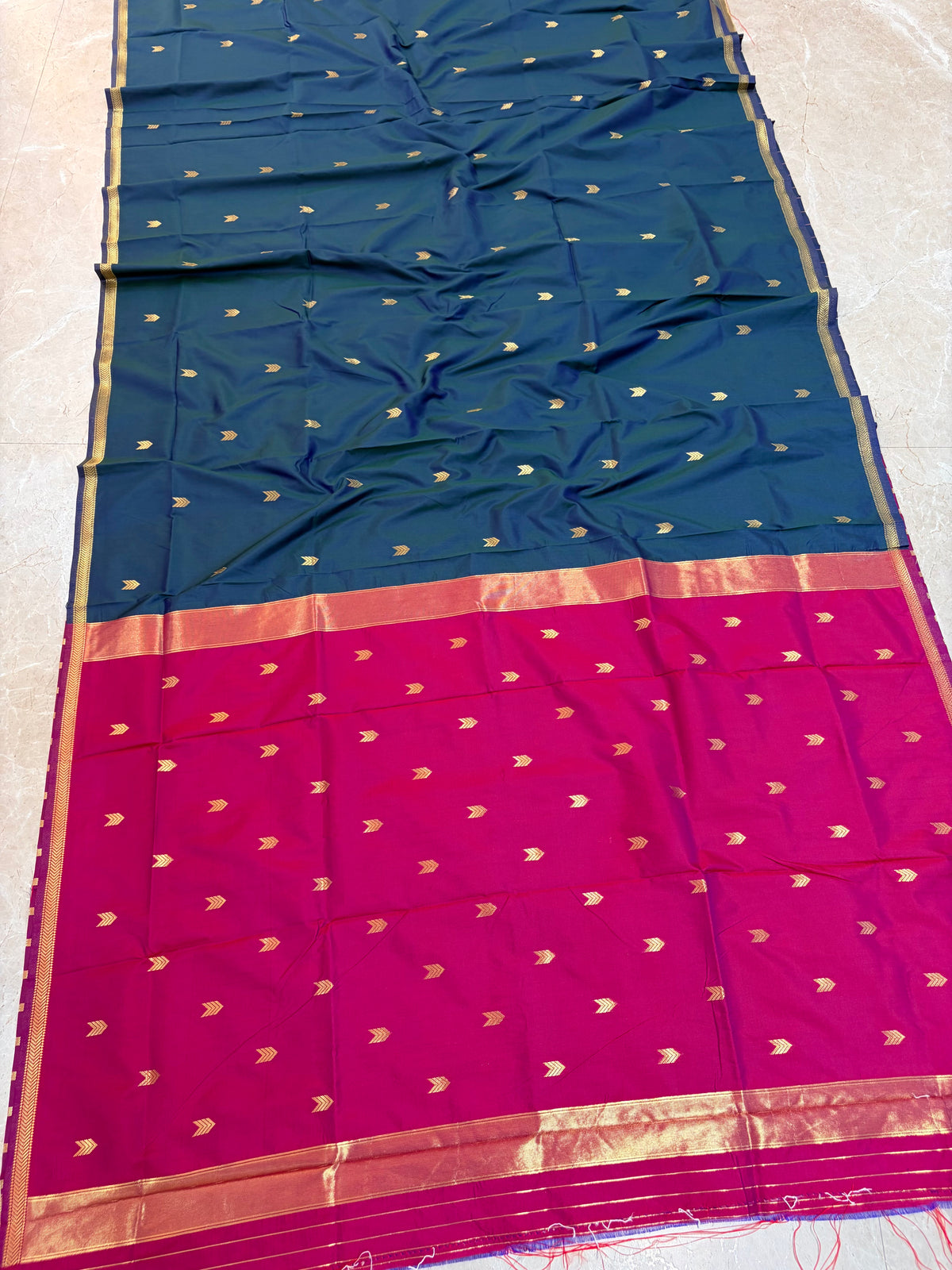 SMS01 Silk Maheshwari Saree