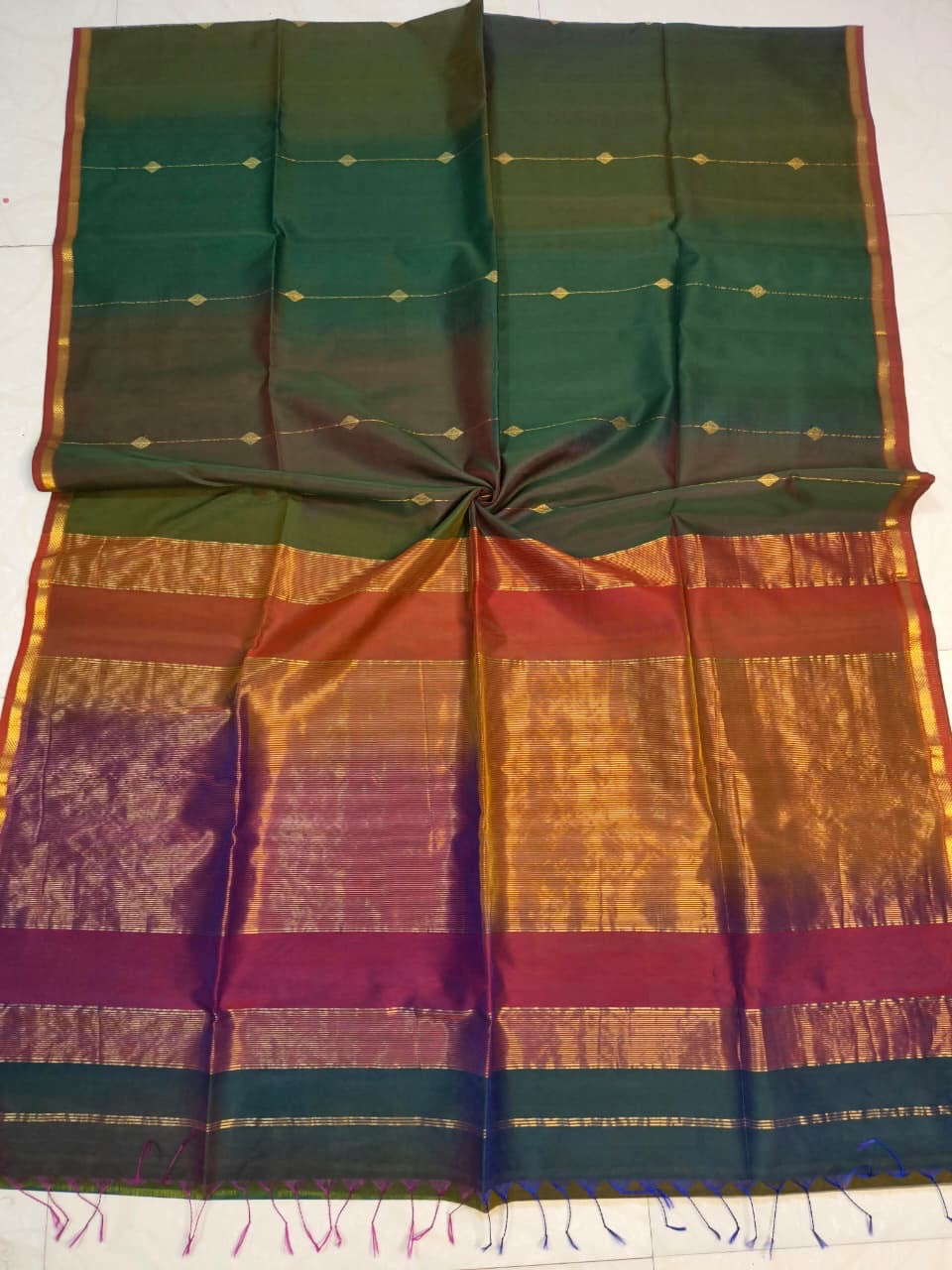 MS001 Handloom Maheshwari Saree!