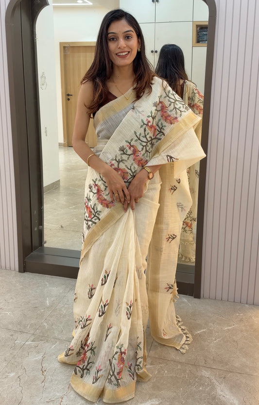 KC002 Khadi Cotton Saree!