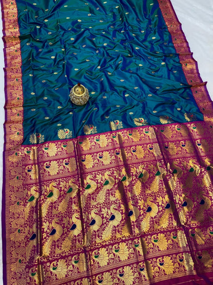 PS003 Peshwai Dagina Paithani!