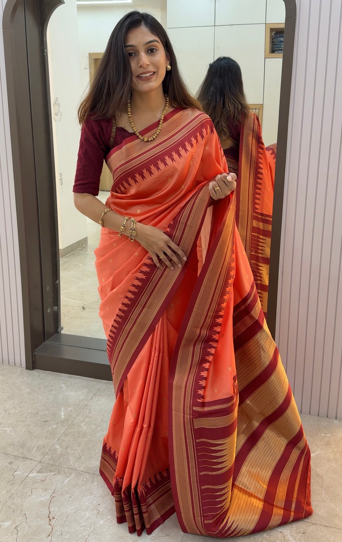IP007 Irkal Paithani Saree