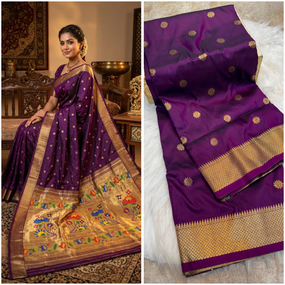 LT001 Lotus Pallu Paithani!