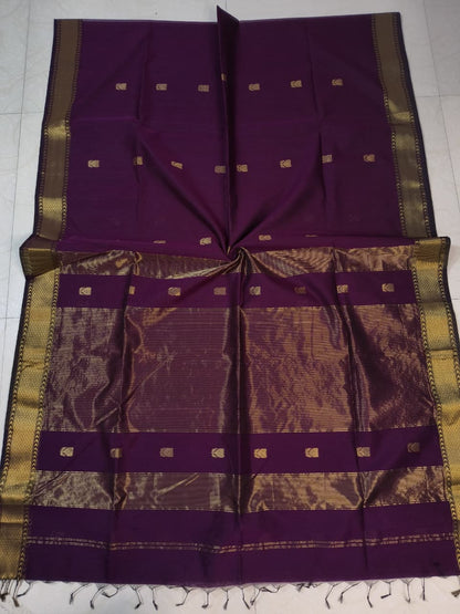 MS002 Lotus butta Maheshwari Saree!