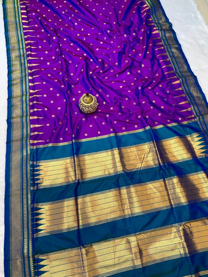 IP002 Temple Irkal Paithani!