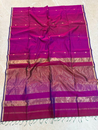MS001 Handloom Maheshwari Saree!