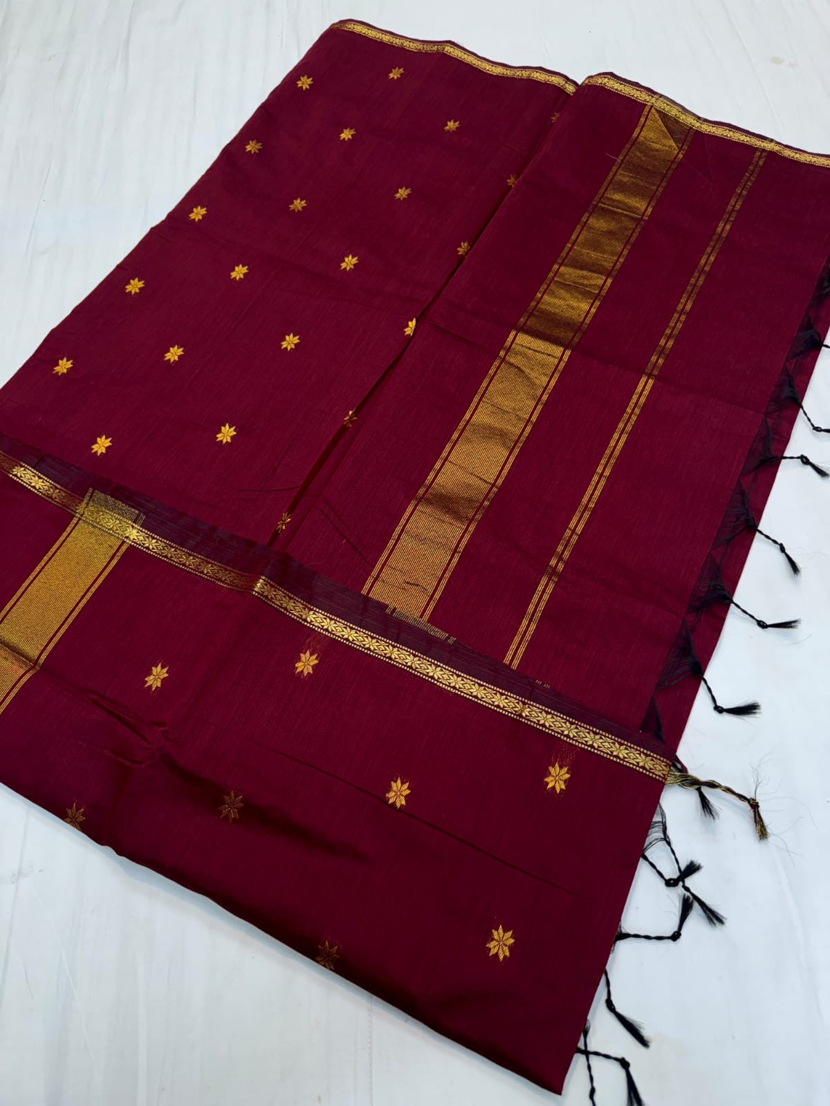 CM001 Cotton Maheshwari Saree!