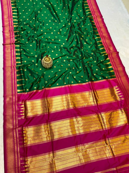 IP002 Temple Irkal Paithani!