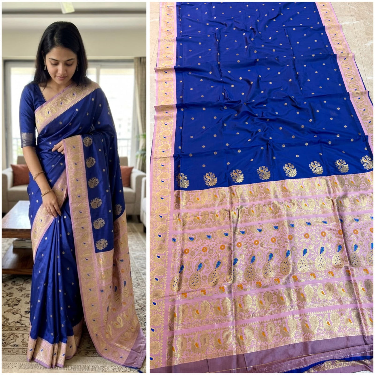 RP001 Soft Silk Peshwai Paithani!