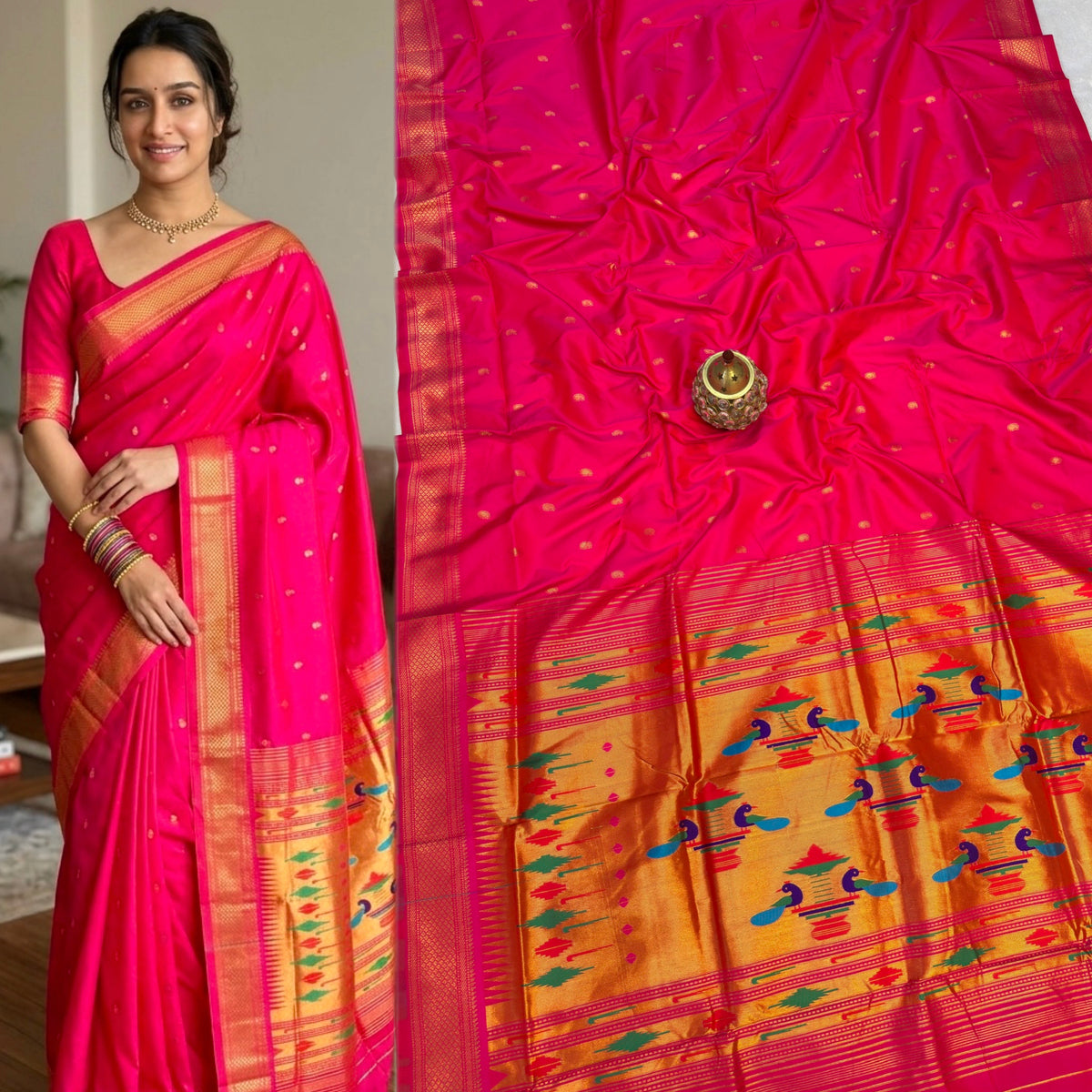 DB001 Double Pallu Paithani!