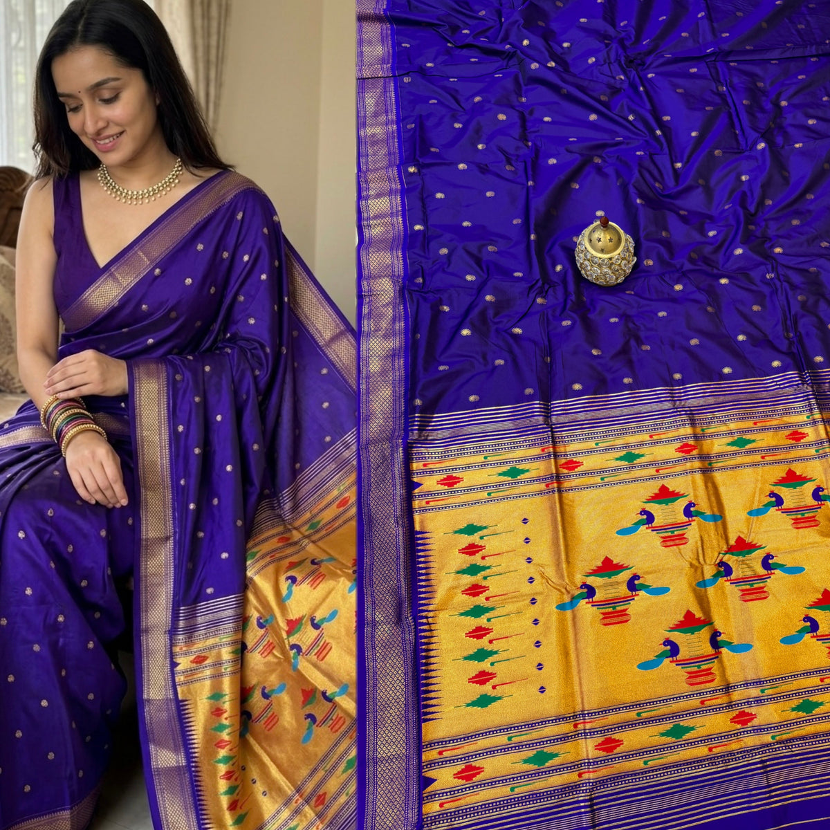 DB001 Double Pallu Paithani!