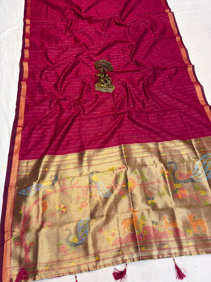 JM001 Pure Cotton Jamdani Saree!