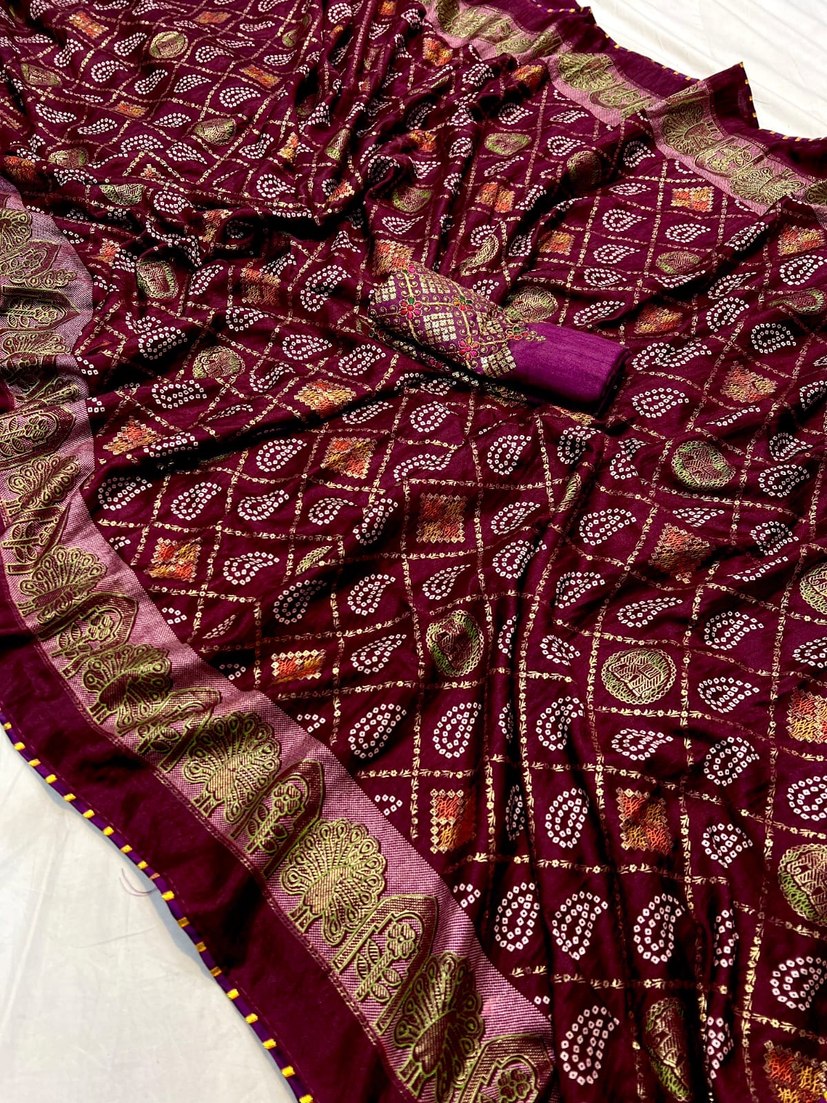 BS001 Bandhani Saree!