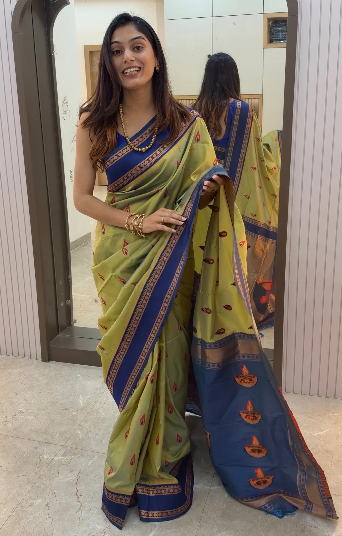 Diya Pallu Paithani ❤️