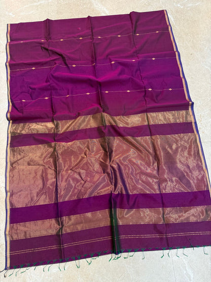 MS001 Handloom Maheshwari Saree!