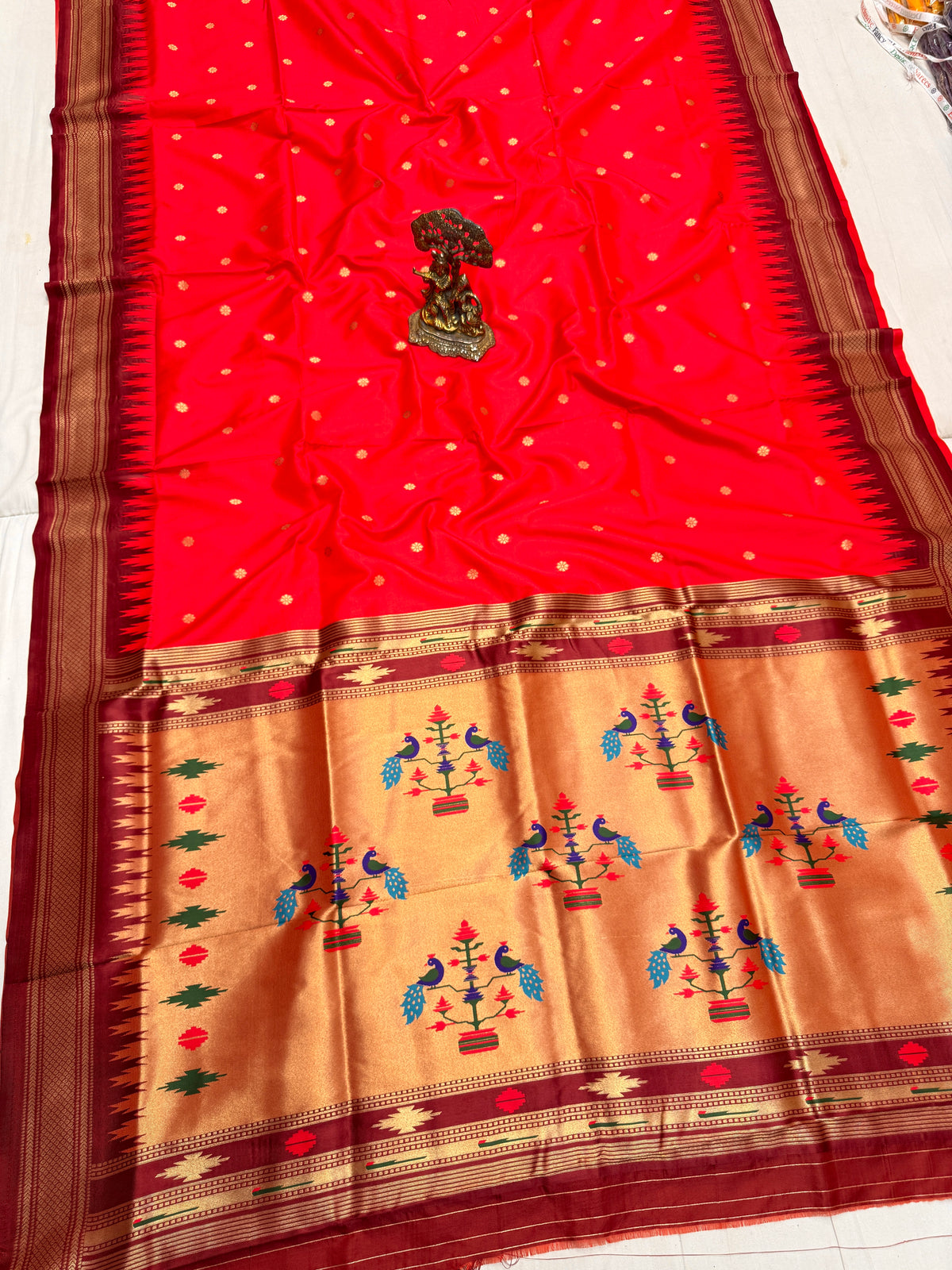 IP007 Irkal Paithani Saree