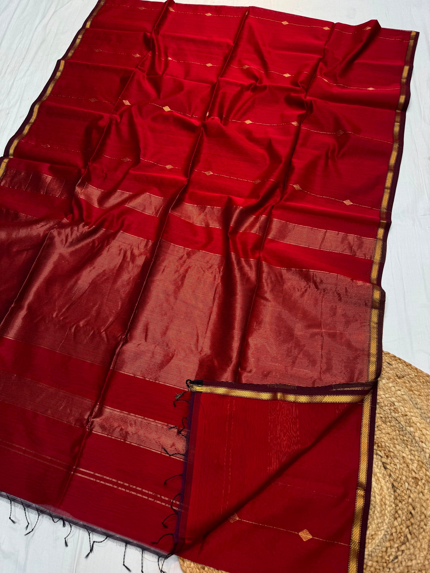 MS001 Handloom Maheshwari Saree!