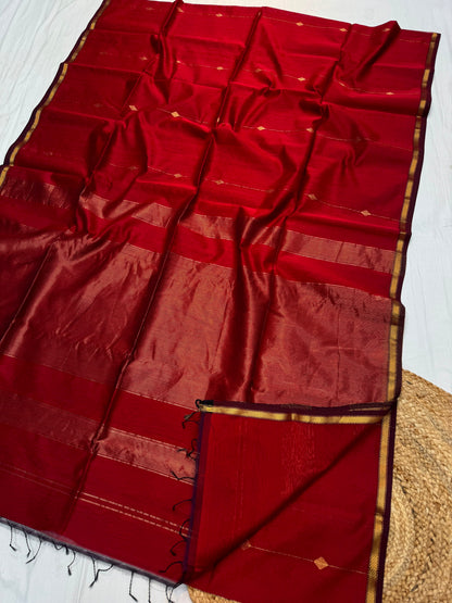 MS001 Handloom Maheshwari Saree!