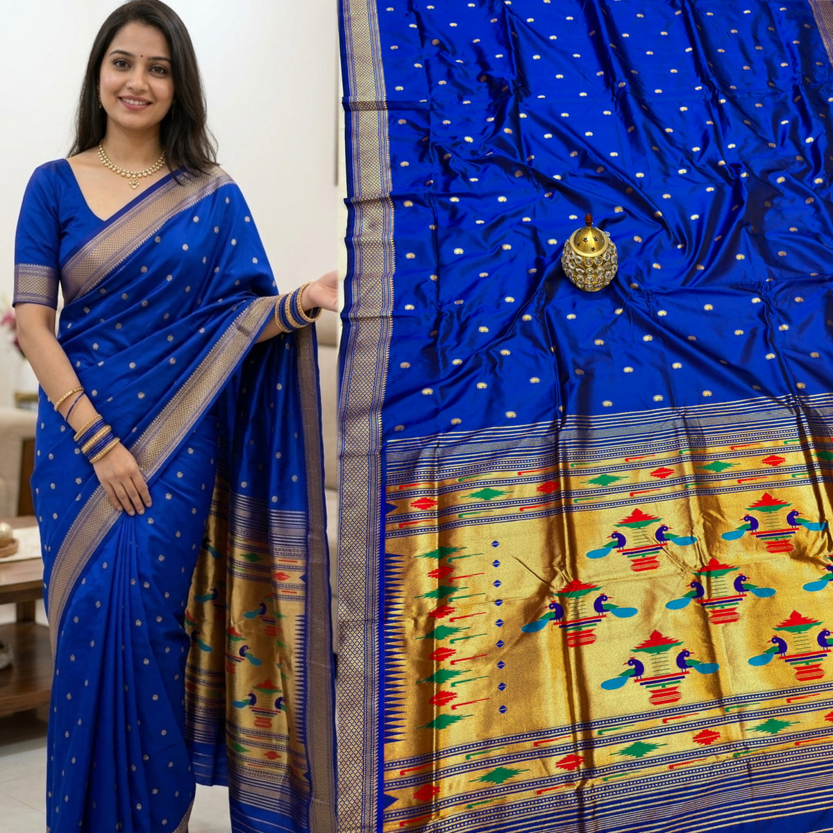 DB001 Double Pallu Paithani!
