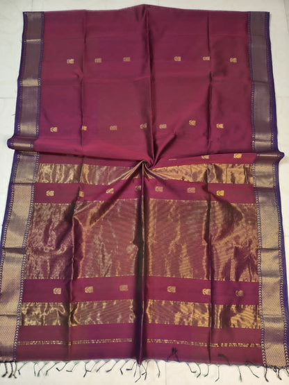 MS002 Lotus butta Maheshwari Saree!