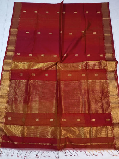 MS002 Lotus butta Maheshwari Saree!