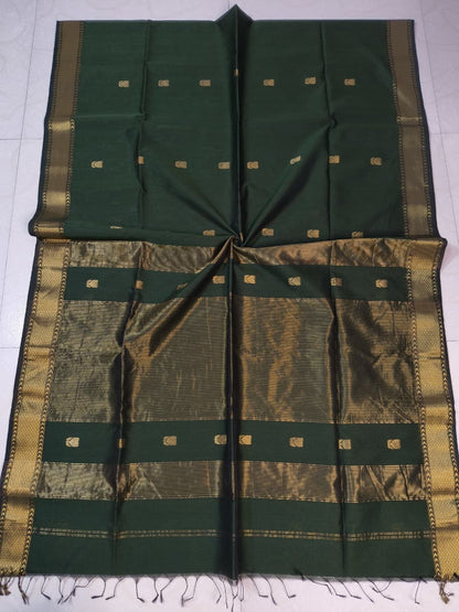MS002 Lotus butta Maheshwari Saree!