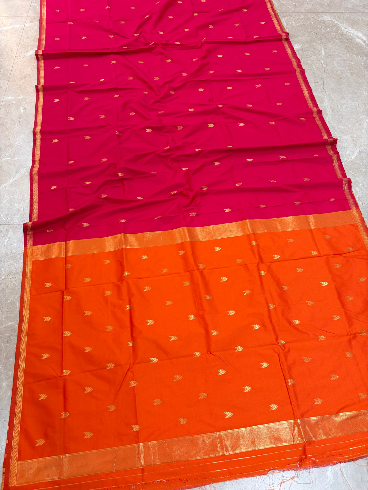 SMS01 Silk Maheshwari Saree