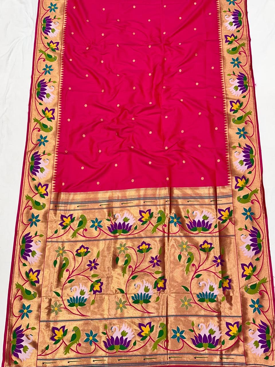 SWN01 SWAN BROCADE PAITHANI