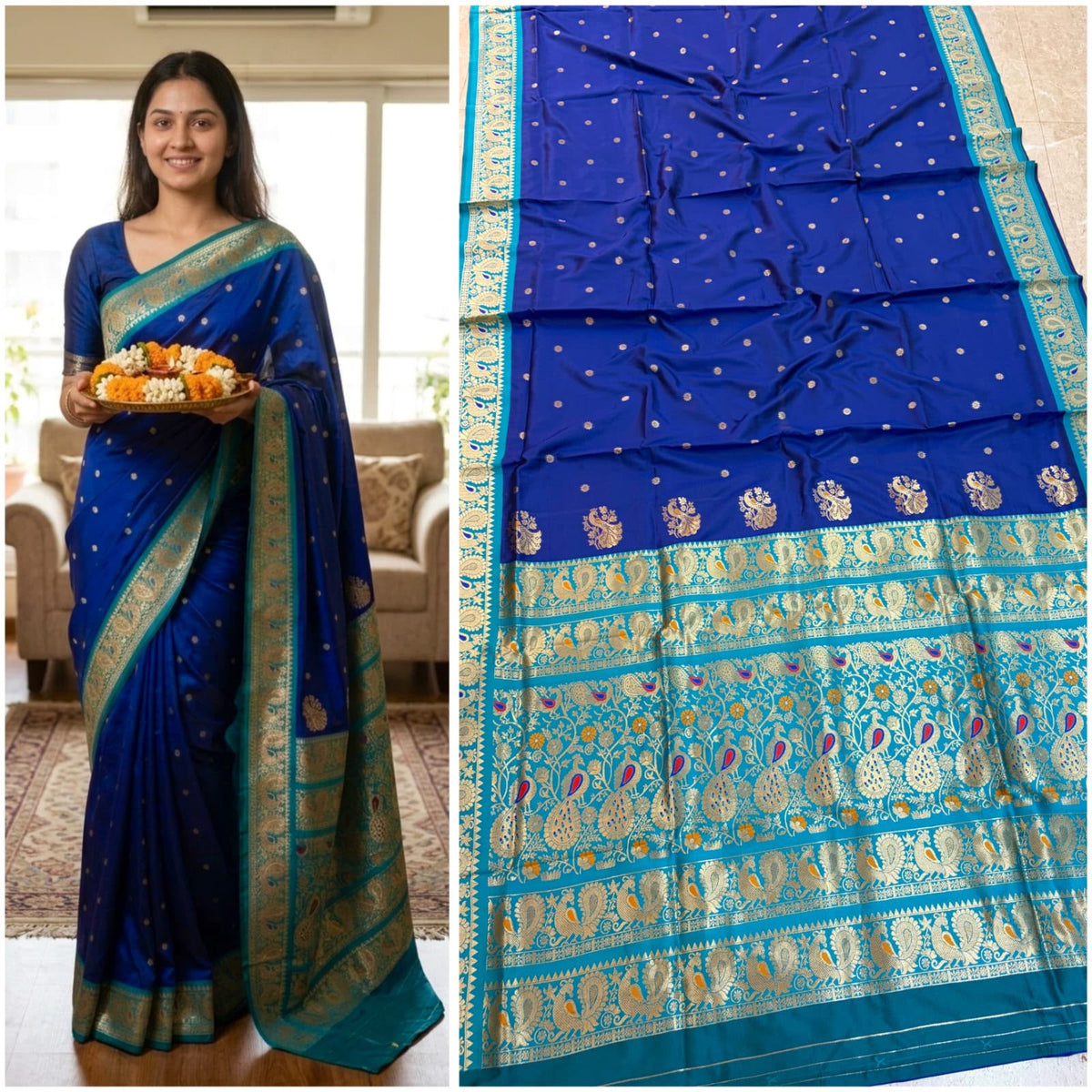 RP001 Soft Silk Peshwai Paithani!