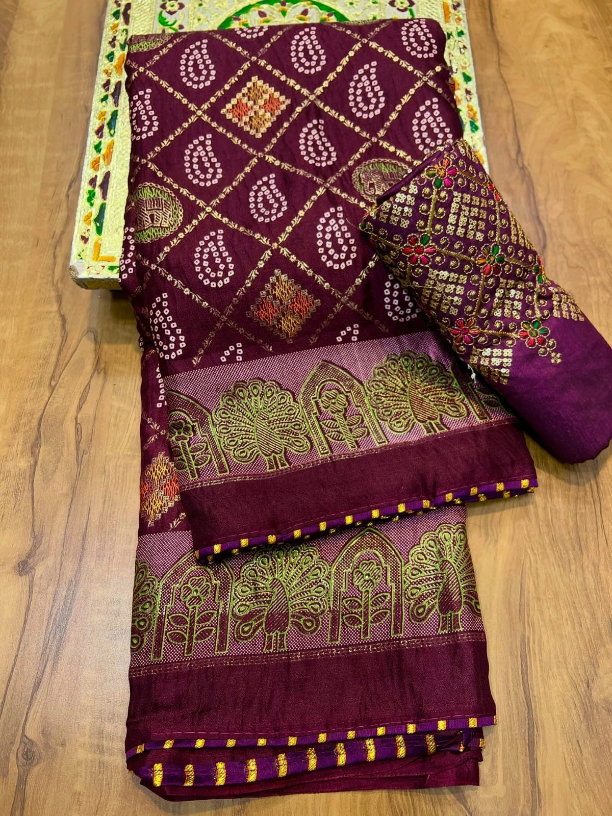 BS001 Bandhani Saree!
