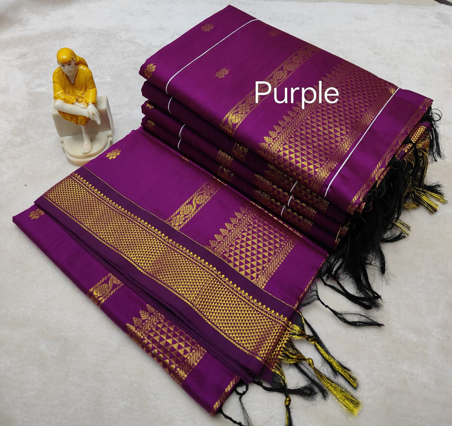 PG001 Pure Cotton Gadwal Saree!