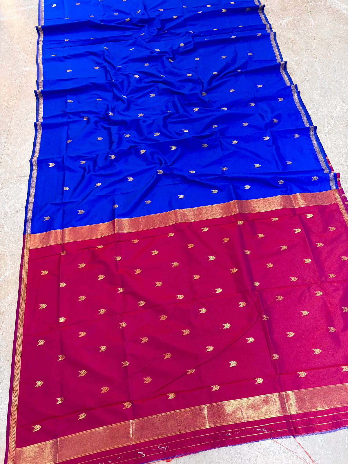 SMS01 Silk Maheshwari Saree