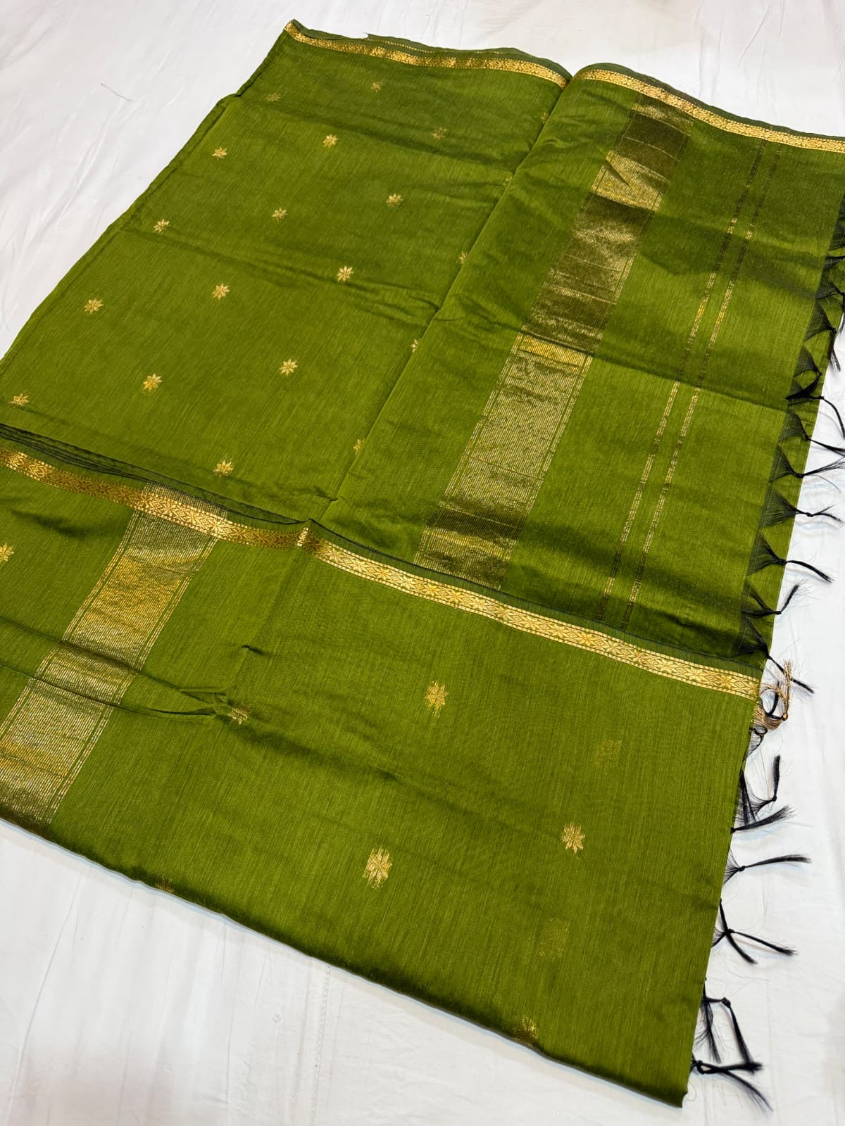 CM001 Cotton Maheshwari Saree!