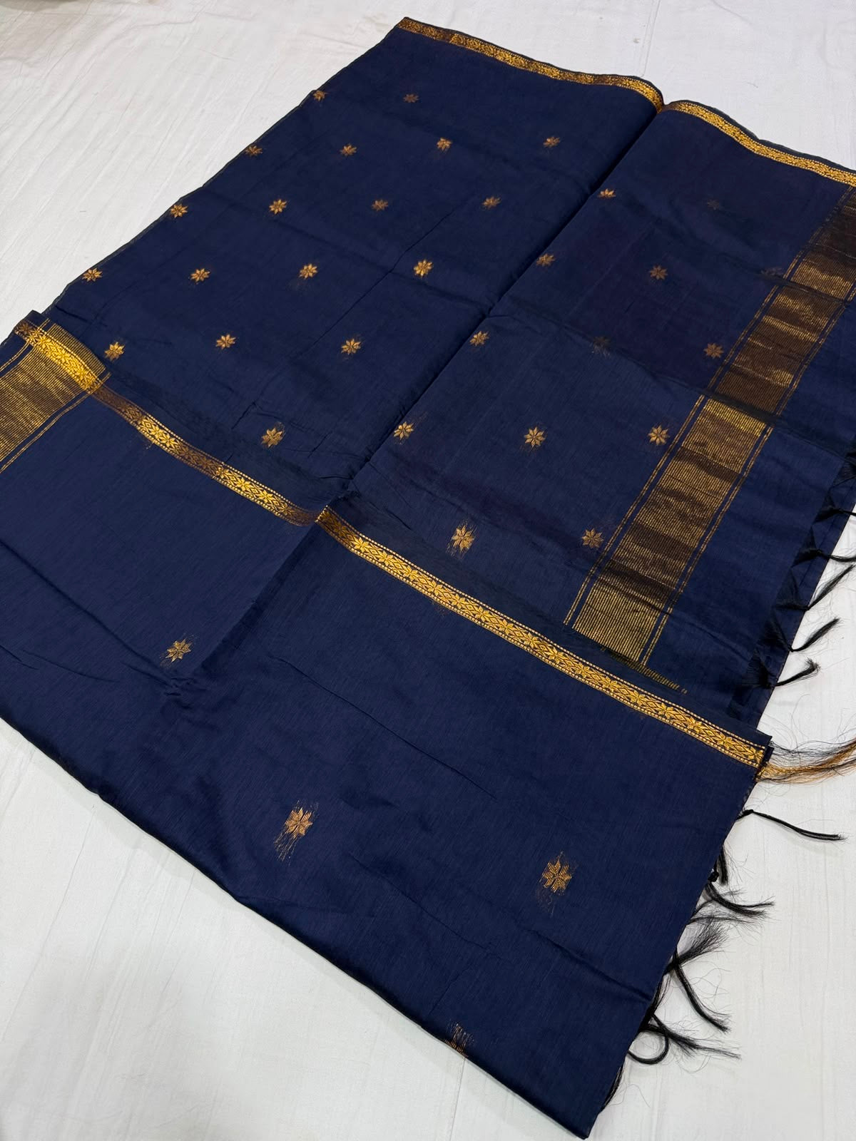 CM001 Cotton Maheshwari Saree!