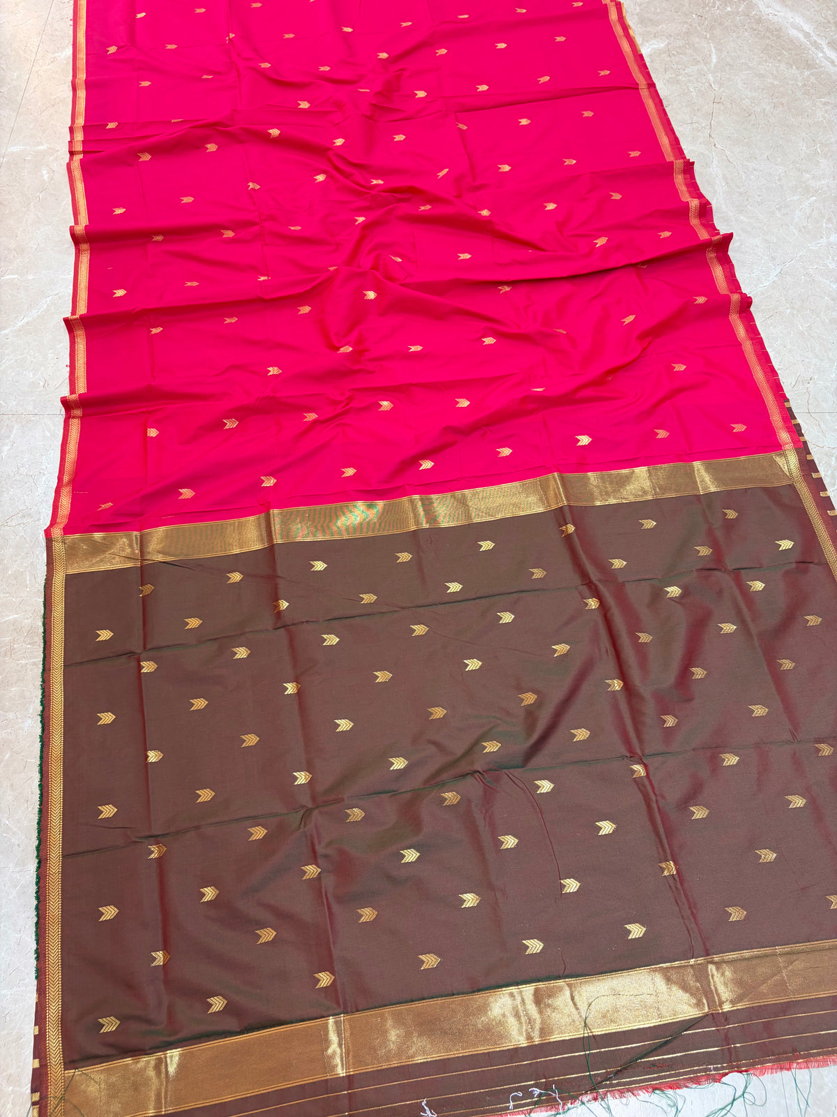 SMS01 Silk Maheshwari Saree