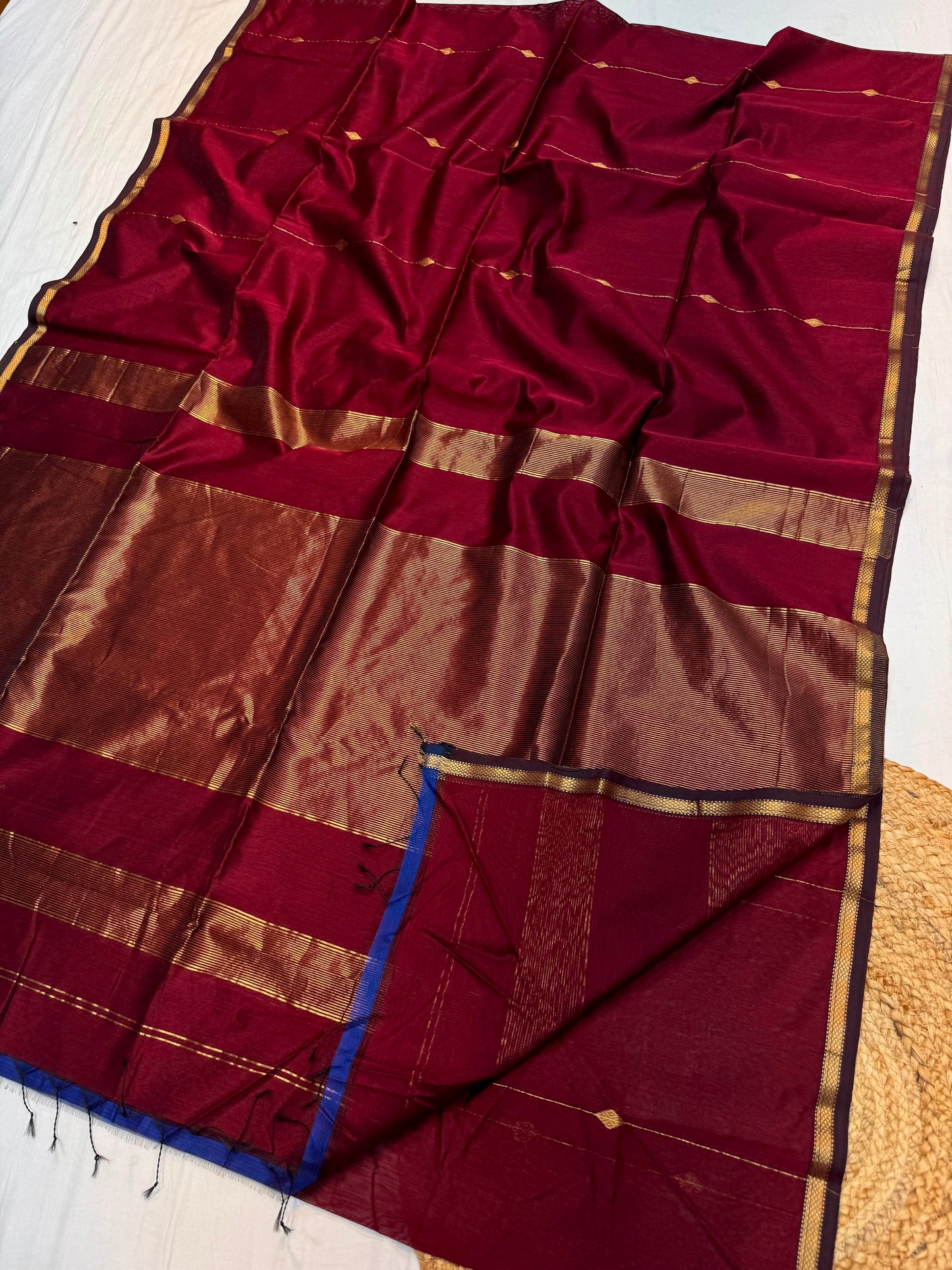 MS001 Handloom Maheshwari Saree!