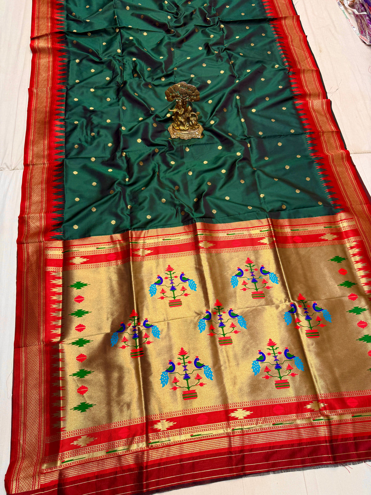 IP007 Irkal Paithani Saree