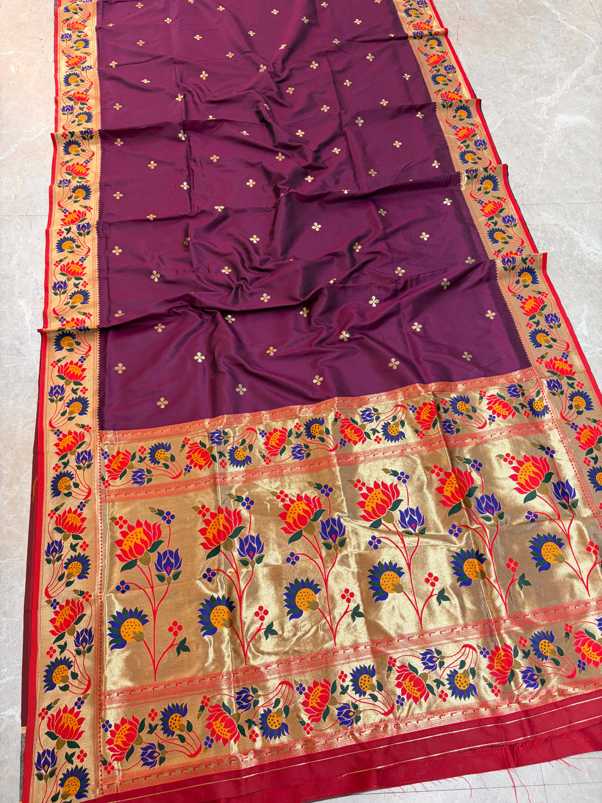 LTS07 Lotus Soft Silk Paithani