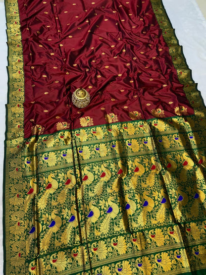 PS003 Peshwai Dagina Paithani!