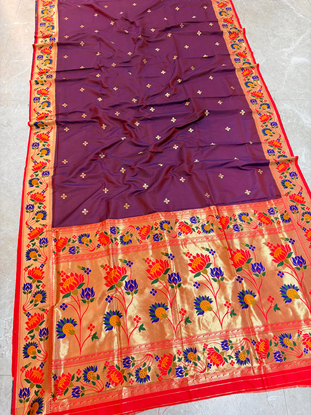 LTS07 Lotus Soft Silk Paithani