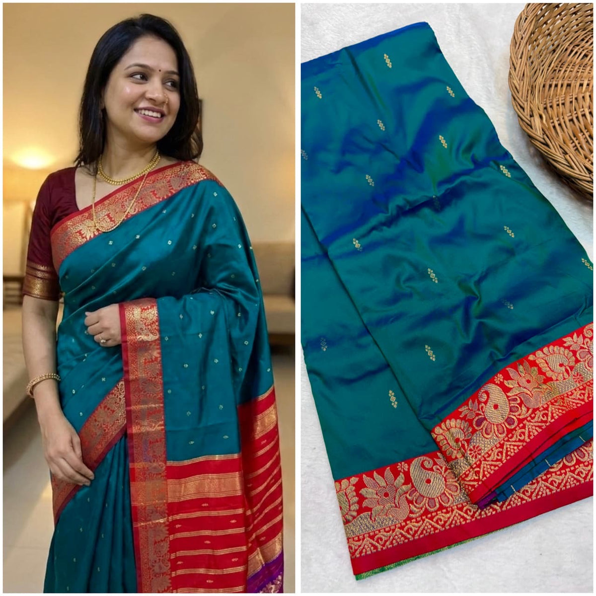 SP001 Shreemant Peshwai Paithani!