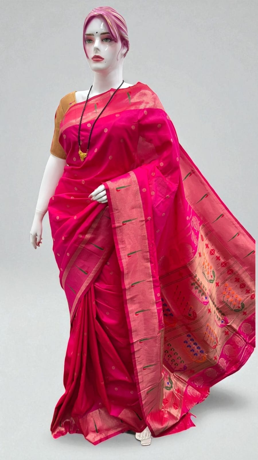 SMP01 Single Muniya Paithani
