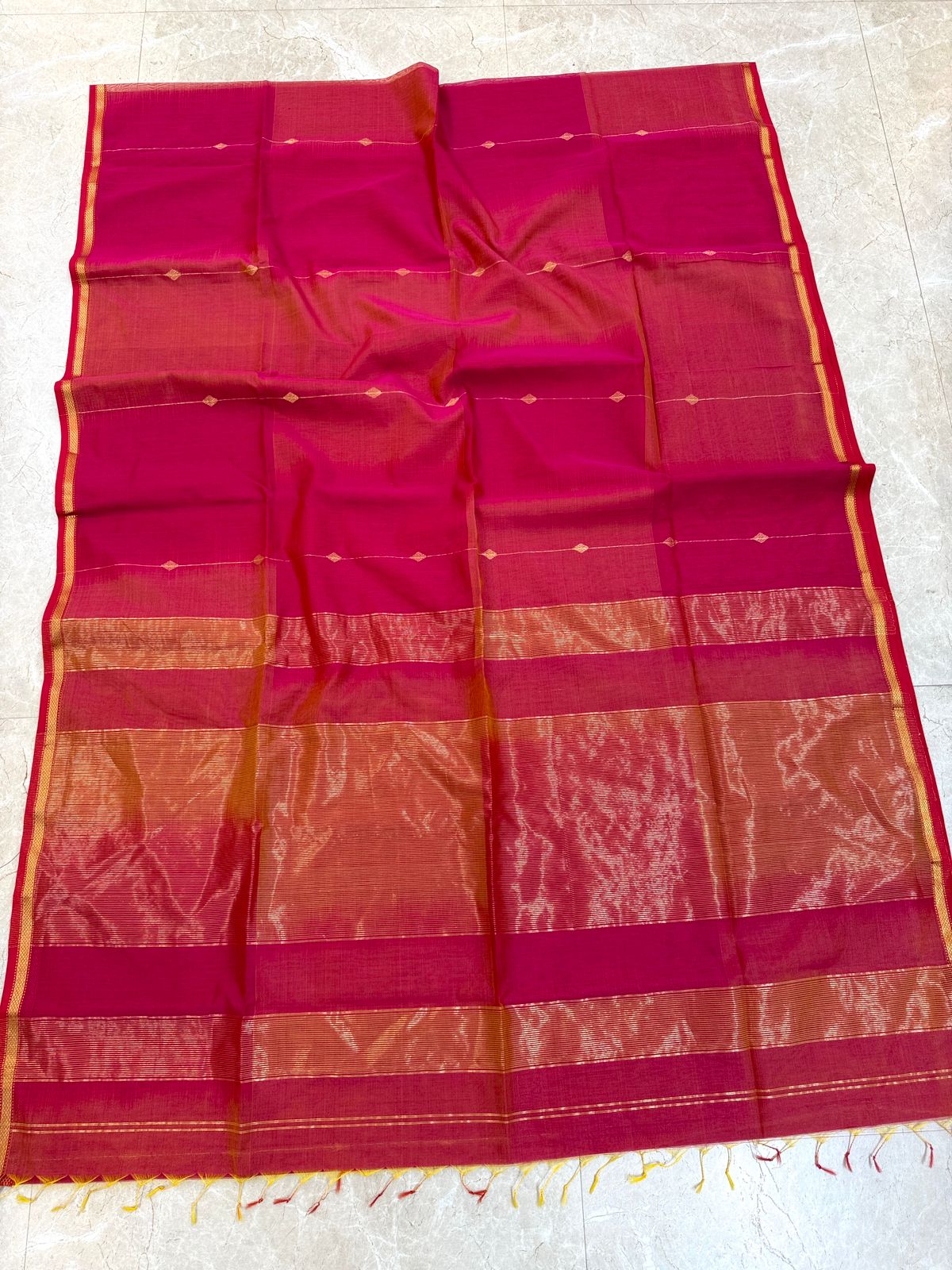 MS001 Handloom Maheshwari Saree!