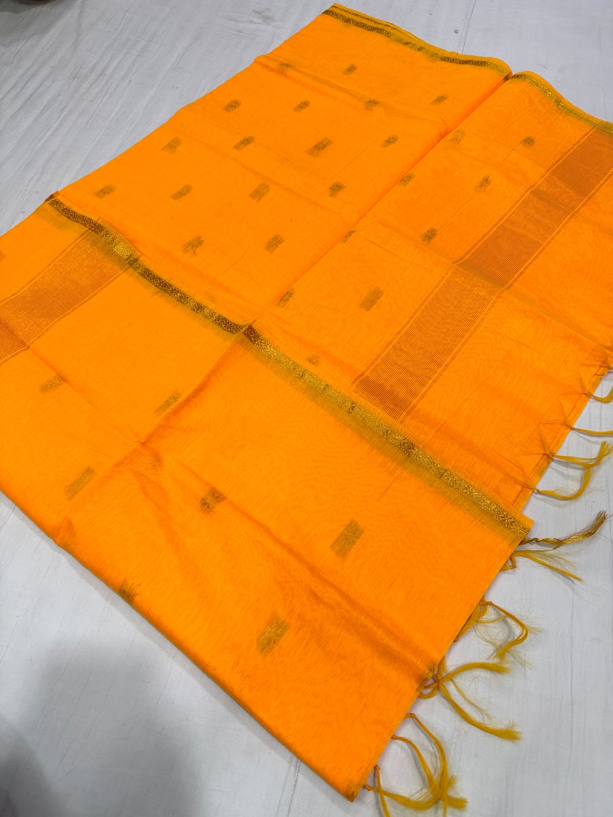 CM001 Cotton Maheshwari Saree!