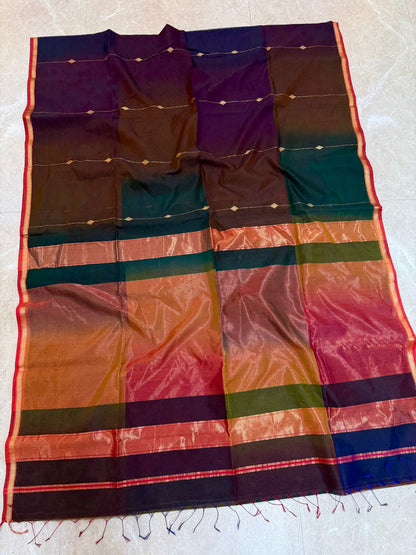 MS001 Handloom Maheshwari Saree!