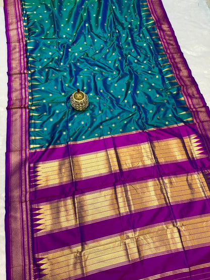 IP002 Temple Irkal Paithani!